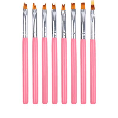 China Nail Art New Products Nail Brush Premium Quality Acrylic Nail Brush Flower Drawing Pen for sale