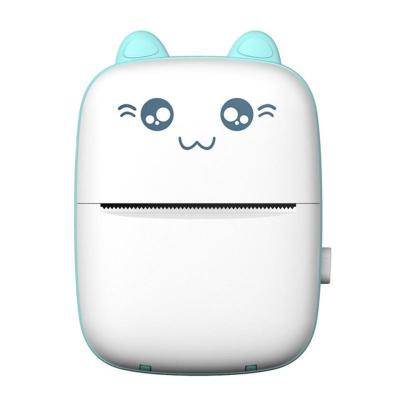 China High quality cute shape black and white wireless cute wireless sticker label handheld portable thermal printer for sale