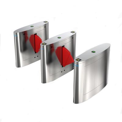 China Security Access Control LD-Y606 Arc Design Flap Barrier Gate Flap Barrier For Sidewalk for sale