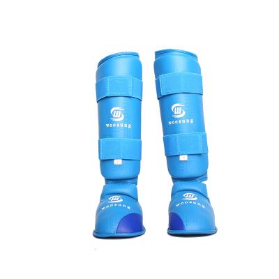 China Factory price traditional wholesale karate shin and foot shin guards karate wkf shin guard karate for sale