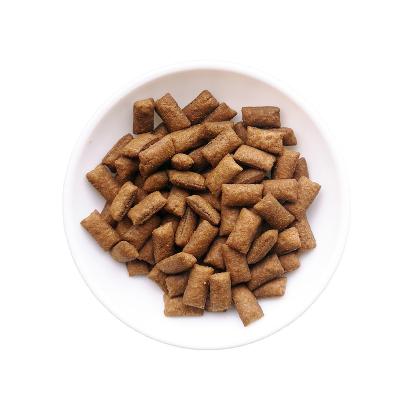 China Sustainable Cat Treats Crunchy Food Cat Biscuits With Cheese Beef Filling Pet Supplies For Cat for sale