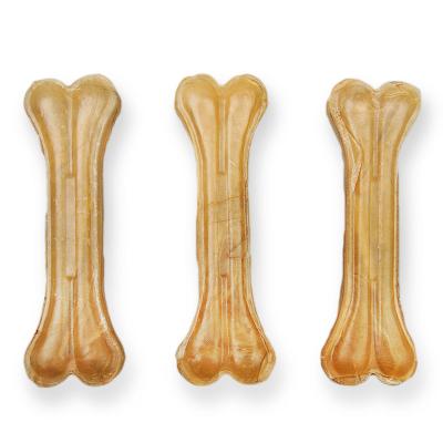 China OEM Sustainable Lamb Flavor Rawhide Pressed Bones Dog Chews petideal for dog for sale