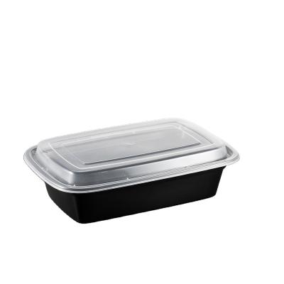 China F-6412 Single Cheap Food Oblong Shape Food Packing Containers Large Food Storage Container Plastic for sale