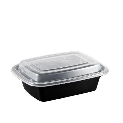 China F-7516 Cheap Price 202*138*42 mm Biodegradable Food Packaging Containers PP Plastic Container For Food Packaging for sale