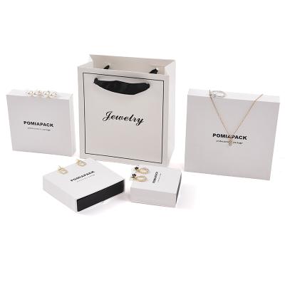 China 2021 Custom Eco-friendly Luxury Jewelry Ring Earring Jewelry Box Paper Sliding Drawer Jewelry Gift Box Packaging Jewelry Box for sale