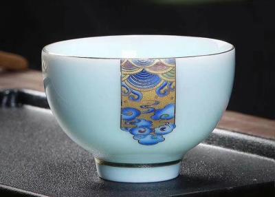 China Small Chinese Style Custom Ceramic Mugs Classic Ceramic Tea Mug In Stock for sale