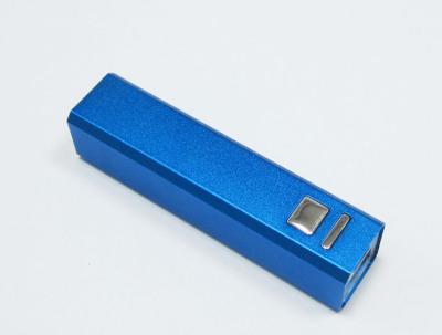 China Lipstick Slim Ultra Small Usb Power Bank  2600mAh For Iphone 5s , Micro Usb Portable Charger for sale