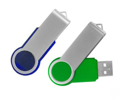 China Memoria USB del eslabón giratorio del plástico/del metal, Usb negro del eslabón giratorio incluye microprocesadores impermeables en venta