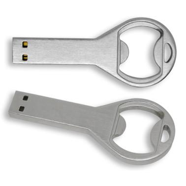 China Promotional  Bottle Opener Flash Drive Keychain 1G  2G 4G 65*23*6mm Laser Logo Can Be Found for sale