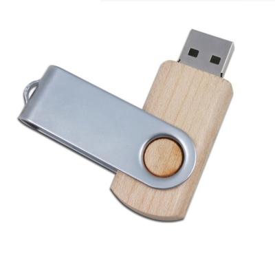 China 32 memorias USB de madera de encargo industrial de la novedad del carruaje que giran el clip disponible en venta