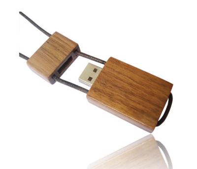 China Memorias USB de madera de encargo rojas para los fotógrafos 32G 64G 128G USB 2,0 20 MB/S - lectura de 28 MB/S en venta