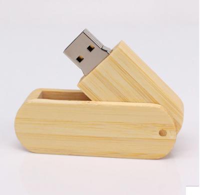 China El Windows 2000 de bambú de memoria USB del eslabón giratorio de la memoria suministra la impresión de la seda de 60*26*10m m en venta