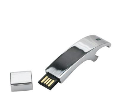 China Resistencia de choque portátil del diseño 1000g del estilo de memoria USB 32g 64g 128g del metal del abrebotellas en venta