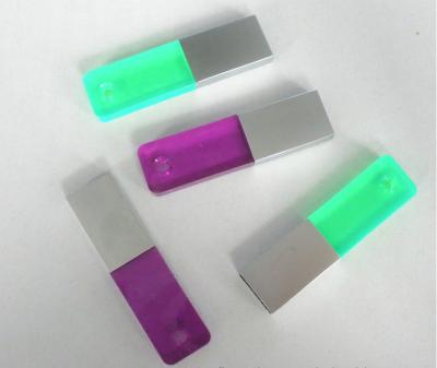 China Crystal Plastic USB Flash Drive 4GB , Jewelry  Windows 7 Usb Flash Drive  For Promotional Gift Multi Color for sale