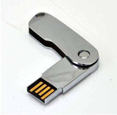 China Metal Promotion Gift Mini USB Flash Drive OEM Logo Printing  Swivel / Twist for sale