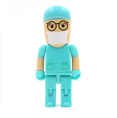 China Cartoon Funny Usb Flash Drive , Folding Doctor USB 2.0  Mini Usb 2.0 Flash Drive  8GB 16GB 32GB 64GB for sale