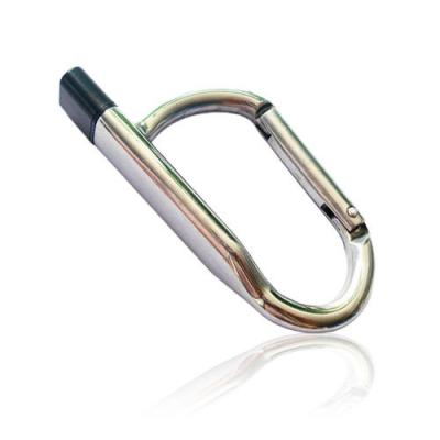 China Personal Computer  Mini Metal Usb 3.0 Flash Drive Hook M Style Carabiner 10mb/S  Writing for sale