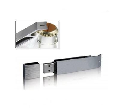 China Disk Bottle Opener  Metal USB Flash Drive , 16gb 32gb Mini Usb 3.0 Flash Drive for sale