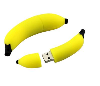 China Memoria USB del plátano de la fruta de la publicidad con la fuente promocional del regalo del llavero en venta