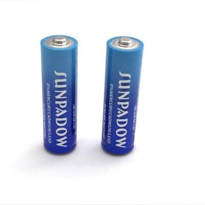 China Toys 3-Circles Low Price 1.5v LR6 AA Non-Rechargeable Dry Battery Factory for sale