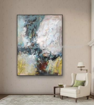 China Interior Cold Abstraction Paintings 36 X 48 Inches Large Abstract Canvas Wall Art Painting for sale