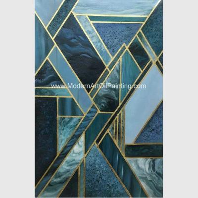 China Eigentijdse Geometrische Abstracte Art Paintings For Star Hotels-Decoratie Te koop