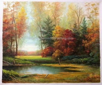 Chine Peinture à l'huile de paysage de 50 x de 60 cm sur le mur Art Decoration de toile à vendre