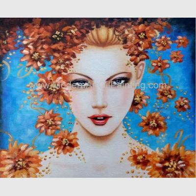 China Estilo figurado contemporáneo de Art Female Portrait Painting Newest de la pintura al óleo en venta