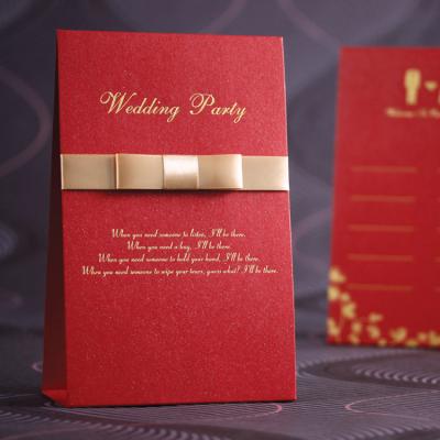 China 2021 new wedding table card custom wedding table card creative seat table card wedding card for sale