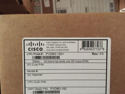 China Módulo de alta densidad de la voz DSP de los módulos 192-Channel del router de PVDM3-192 Cisco en venta