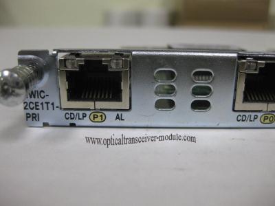 China HWIC- 8CE1T1-PRI Networking Service Module Cisco Router Cards 1 Year Warranty for sale