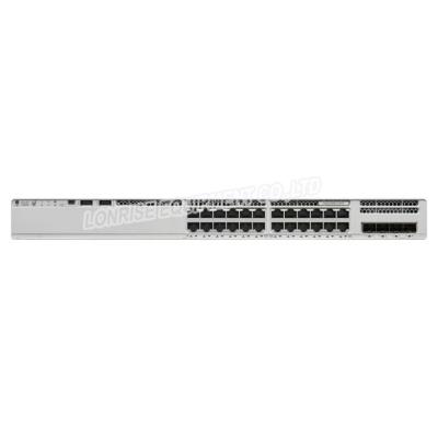 China C9200L-24P-4 G-E New Brand uplinks dos portos PoE+ 4 do interruptor de rede 24 de 9200 séries comutam fundamentos da rede à venda