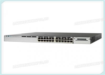 China Cisco comuta portos óticos Gigabite do interruptor 24 dos ethernet de WS-C3850-24T-S à venda