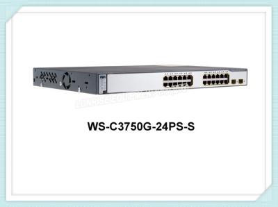 China Cisco schalten WS-C3750G-24PS-S 24 Hafen Poe-Schalter-Cisco-Netz-Schalter zu verkaufen