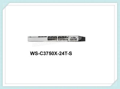 China Het Netwerkschakelaar van Cisco ws-c3750x-24t-s Ethernet, de Schakelaar van 24 Havenethernet Te koop