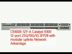 C9300X-12Y-A Catalyst 9300 12-port 25G/10G/1G SFP28 with modular uplinks Network Advantage