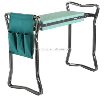 China Olding garden kneeler with bag for gardening tools folding garden kneeler with bag for gardening tools for sale