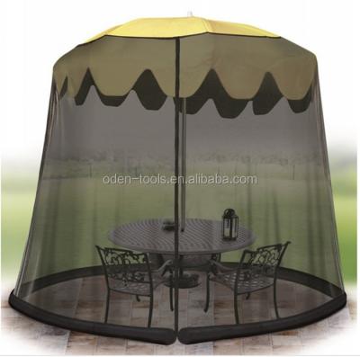 China OD846439 Folded Outdoor Hot Sale Umbrella Table Mosquito Netting Cover Mesh for sale