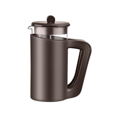 China Sustainable Newcomer Plastic French Press Coffee Maker With Unique Design for sale