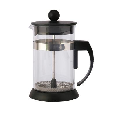 China Viable French Manual French Press Coffee Press Press Stainless Steel and Glass Coffee Pot Kitchen Tools for sale