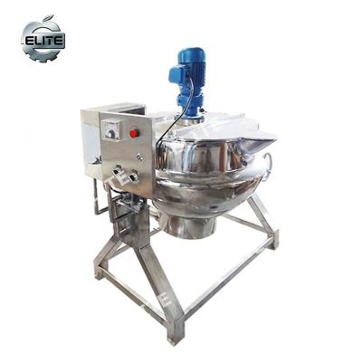 China Industrial Vegetable Processing Plant Stainless Steel Gas Steam Heating Jacketed Kettle Cooking Equipment for sale