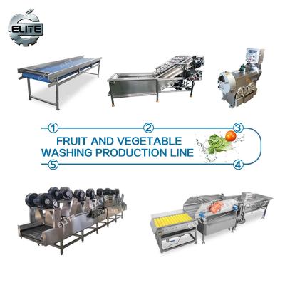 China Snack Factory Industrial Ginger Potato Cleaning Line Vegetable Washing Machine for sale