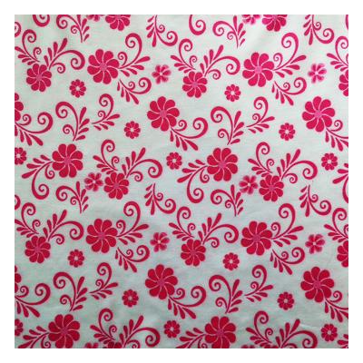 China Shrink-resistant latest design of flower vine print polyester stretch knitted fabric for dress fabric for sale