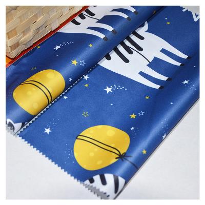 China Waterproof high quality zebra printed polyester waterproof knitted fabric for aprons for sale