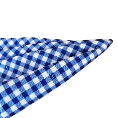 China Hot Selling Wicking Blue And White Bird's Eye Plaid Fabric 100% Polyester Knitted Mesh Fabric For Sportswear for sale