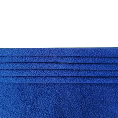 China Wholesale plain100% breathable super soft cheap polyester solid fleece fabric for garment for sale