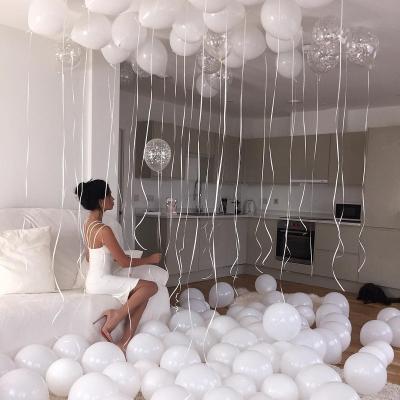 China Matte White Heart Round Latex Balloons Wedding Decorations Globos Birthday Party Baby Shower Supplies Decor for sale