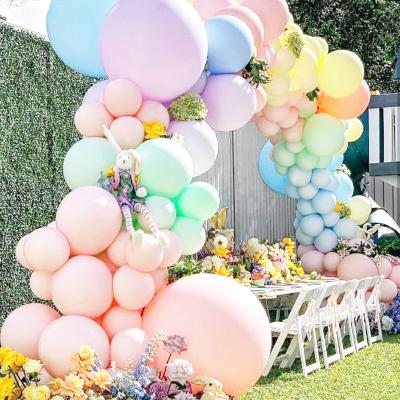 China Party Decoration 36 Inch 35g Latex Large Macarons Air Balloon Wedding Birthday Party Atmosphere Floating Balloon Baby Shower for sale