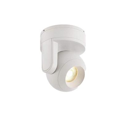 China Modern Warm Outdoor Round COB Mounted Round COB LED Downlight 5W 7W Wall Washer Spotlight Camera New Design for sale