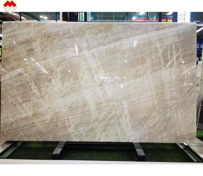 China 18mm CNF Taj Mahal White Quartzite Cristallo Backlit Stone Countertop for Home Decoration for sale